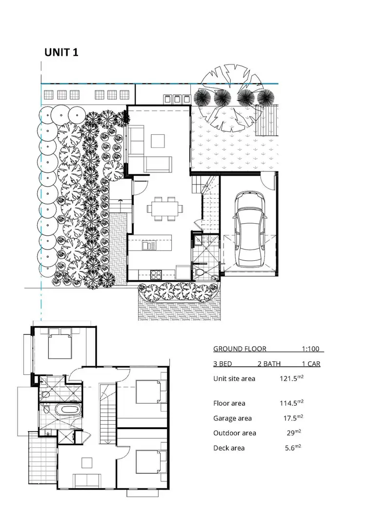Floorplan of Homely townhouse listing, 2/176 Dudley Road, Whitebridge NSW 2290