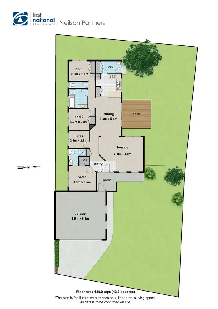 Floorplan of Homely house listing, 59 Emily Drive, Narre Warren VIC 3805