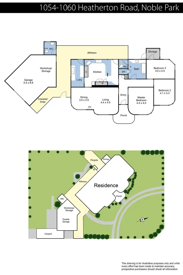 Floorplan of Homely house listing, 1054-1060 Heatherton Road, Noble Park VIC 3174