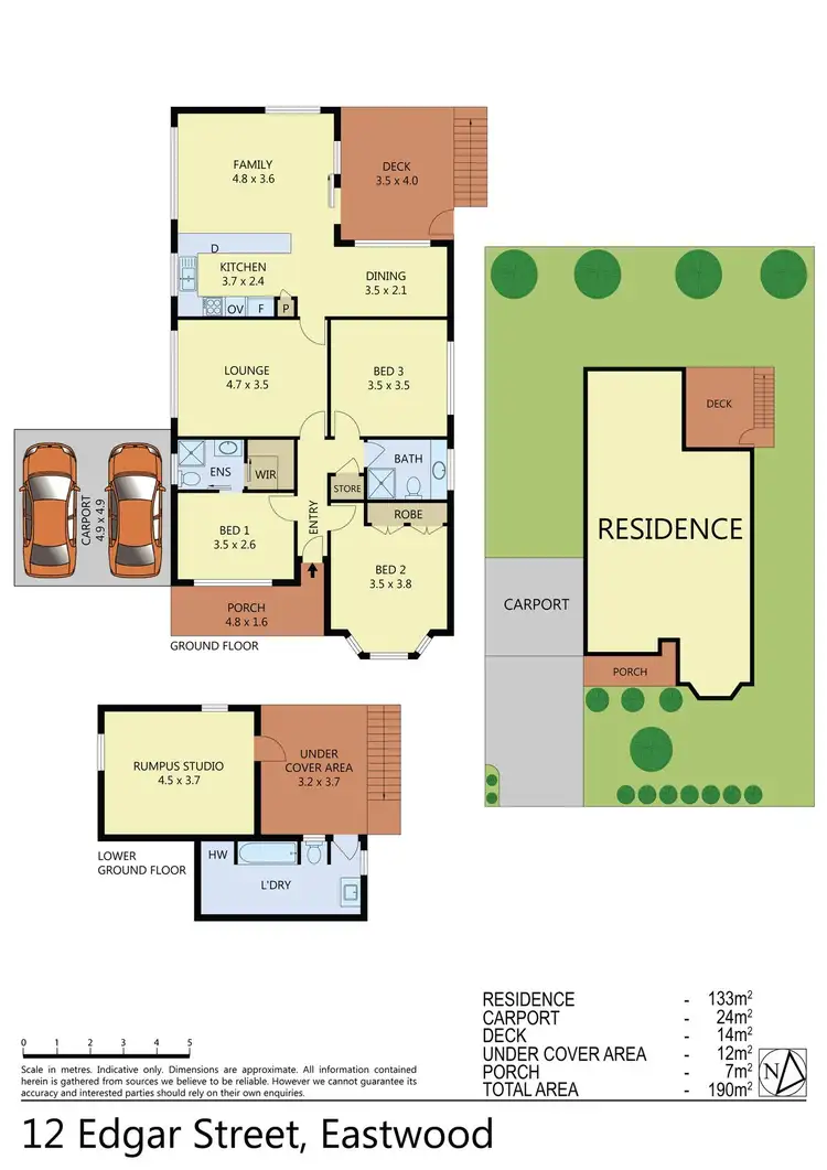 Floorplan of Homely house listing, 12 Edgar Street, Eastwood NSW 2122