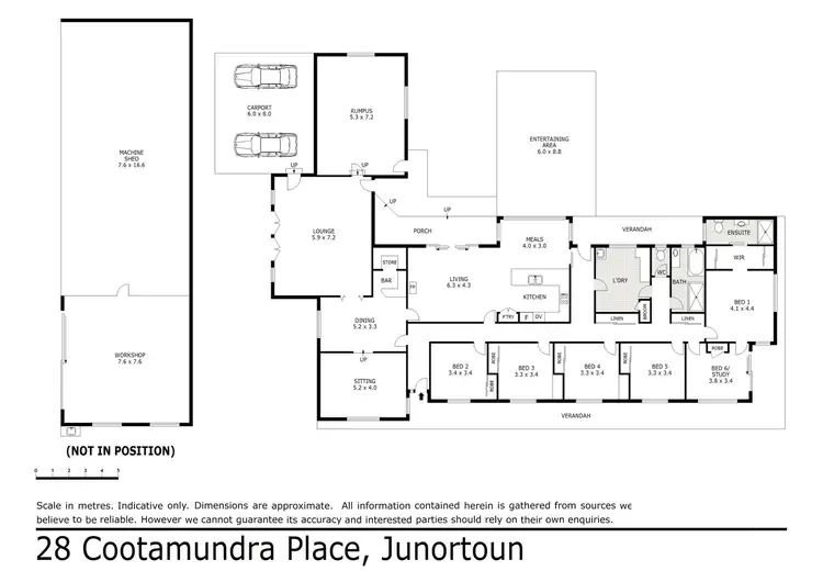 Floorplan of Homely house listing, 28 Cootamundra Place, Junortoun VIC 3551