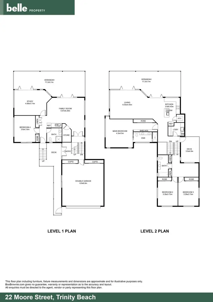 Floorplan of Homely house listing, 22 Moore Street, Trinity Beach QLD 4879