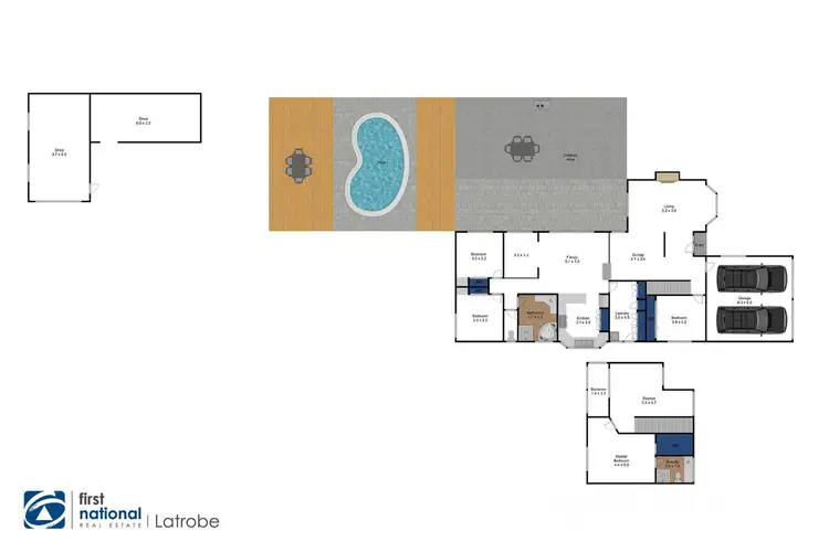 Floorplan of Homely house listing, 2 Mountbatten Court, Traralgon VIC 3844