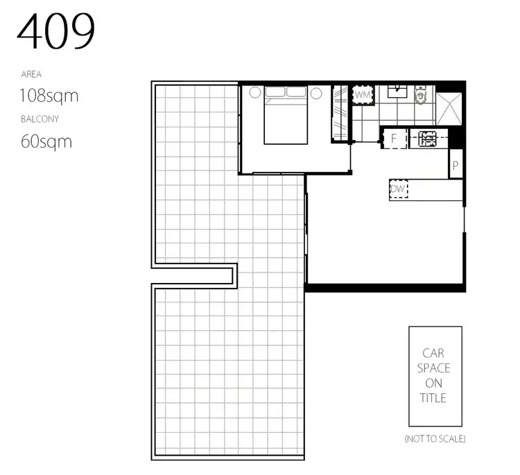 Floorplan of Homely apartment listing, 409/37-43 Breese Street, Brunswick VIC 3056