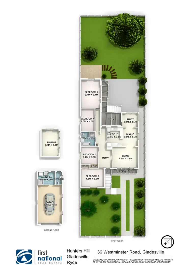 Floorplan of Homely house listing, 36 Westminster Road, Gladesville NSW 2111