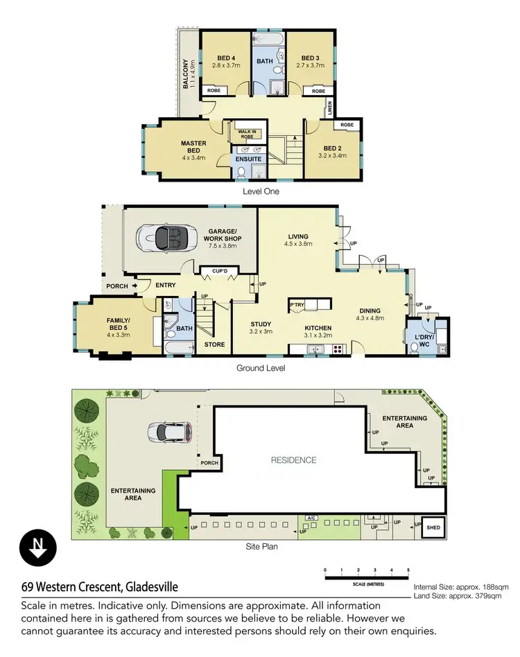 Floorplan of Homely house listing, 69 Western Crescent, Gladesville NSW 2111