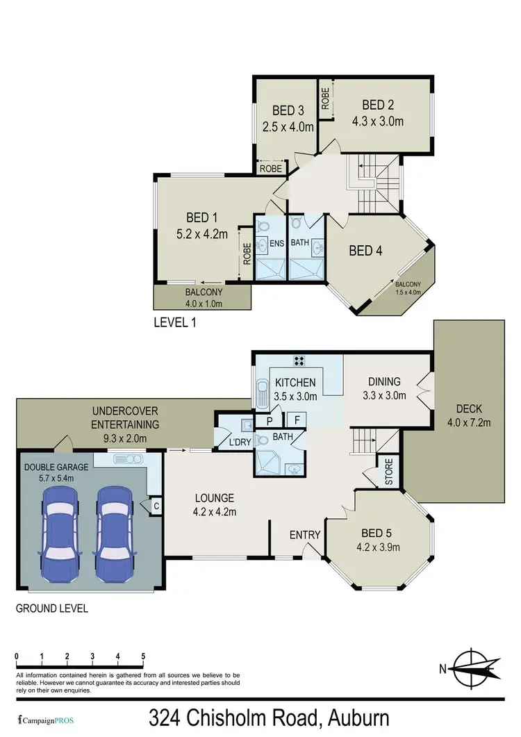 Floorplan of Homely house listing, 324 Chisholm Road, Auburn NSW 2144