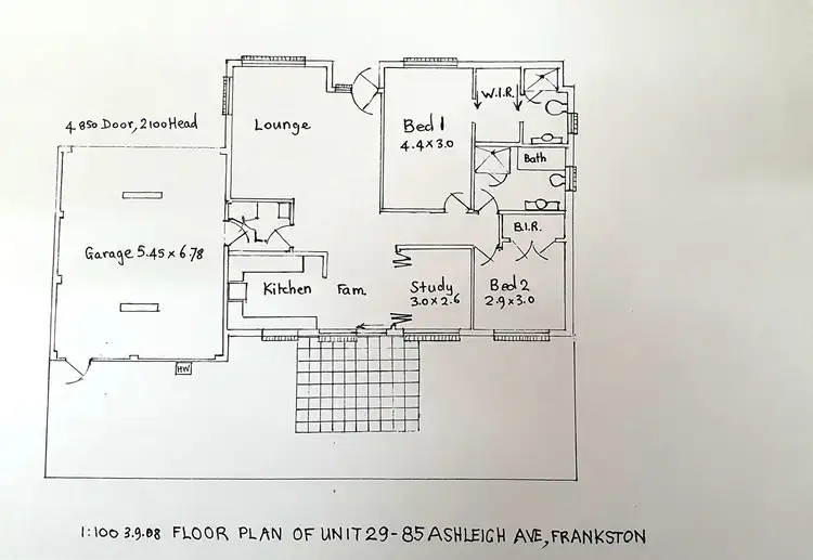 Floorplan of Homely unit listing, 29/85 Ashleigh Avenue, Frankston VIC 3199