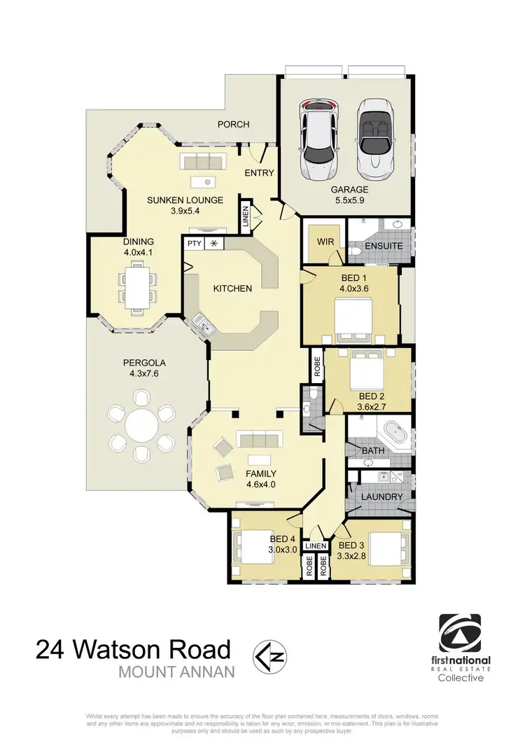 Floorplan of Homely house listing, 24 Watson Road, Mount Annan NSW 2567