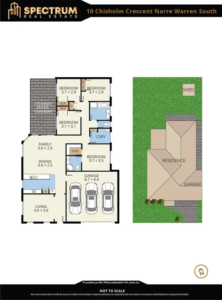 Floorplan of Homely house listing, 10 Chisholm Crescent, Narre Warren South VIC 3805
