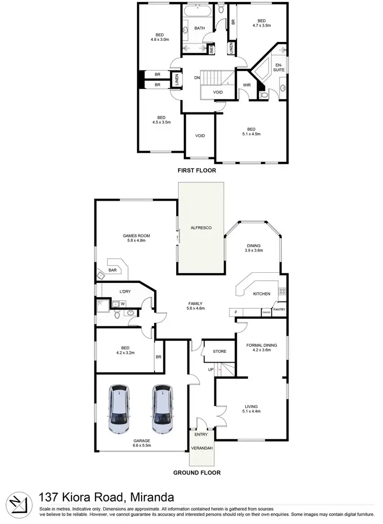 Floorplan of Homely house listing, 137 Kiora Road, Miranda NSW 2228