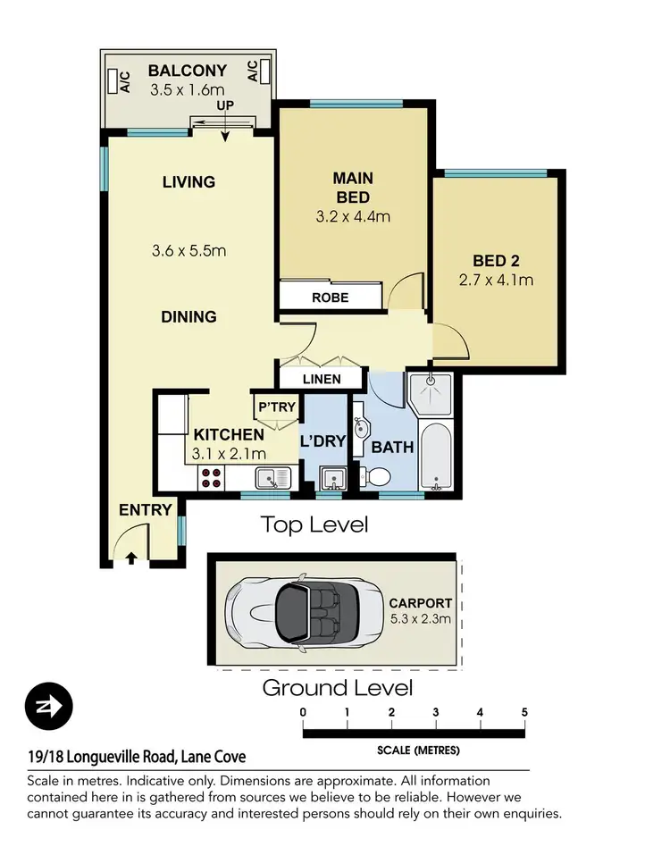 Floorplan of Homely apartment listing, 19/18-20 Longueville Road, Lane Cove NSW 2066