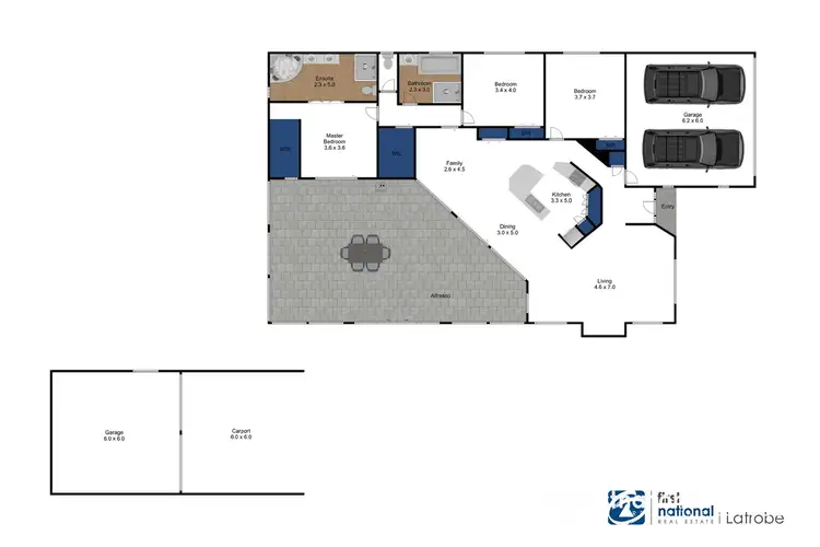 Floorplan of Homely house listing, 37 The Avenue, Traralgon VIC 3844