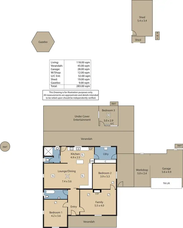 Floorplan of Homely house listing, 6 Weaver Drive, Willaston SA 5118