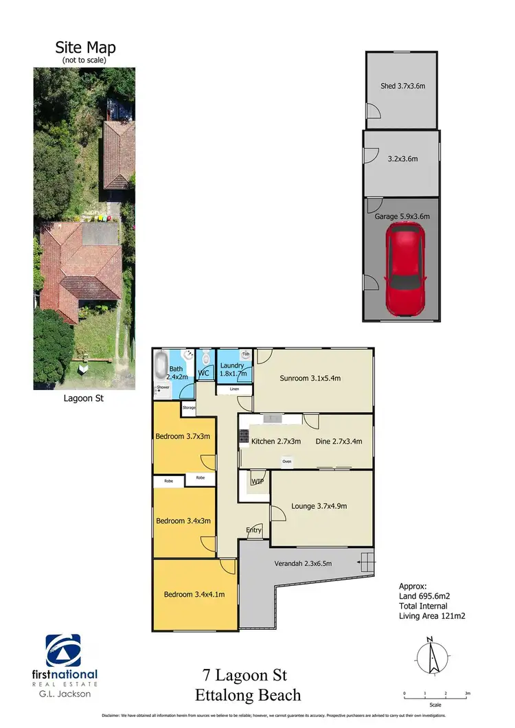 Floorplan of Homely house listing, 7 Lagoon Street, Ettalong Beach NSW 2257