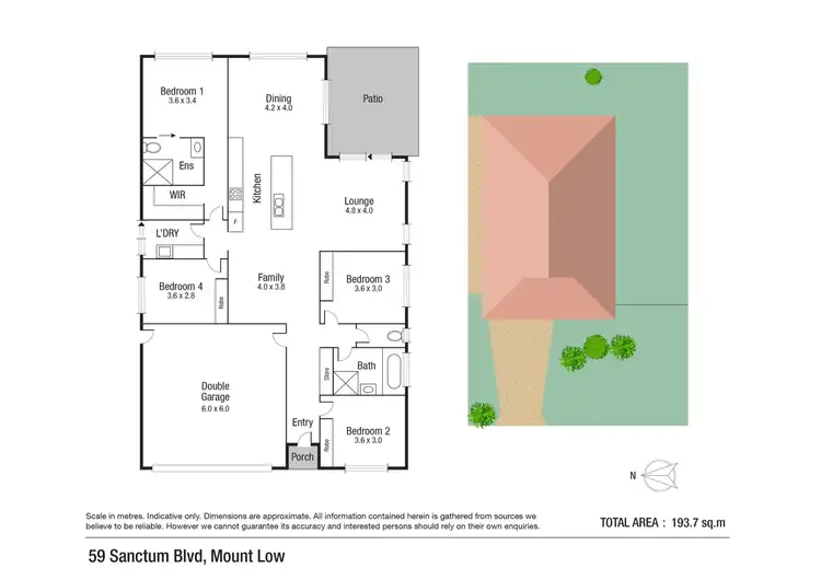 Floorplan of Homely house listing, 59 Sanctum Boulevard, Mount Low QLD 4818