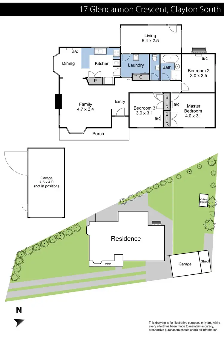 Floorplan of Homely house listing, 17 Glencannon Crescent, Clayton South VIC 3169