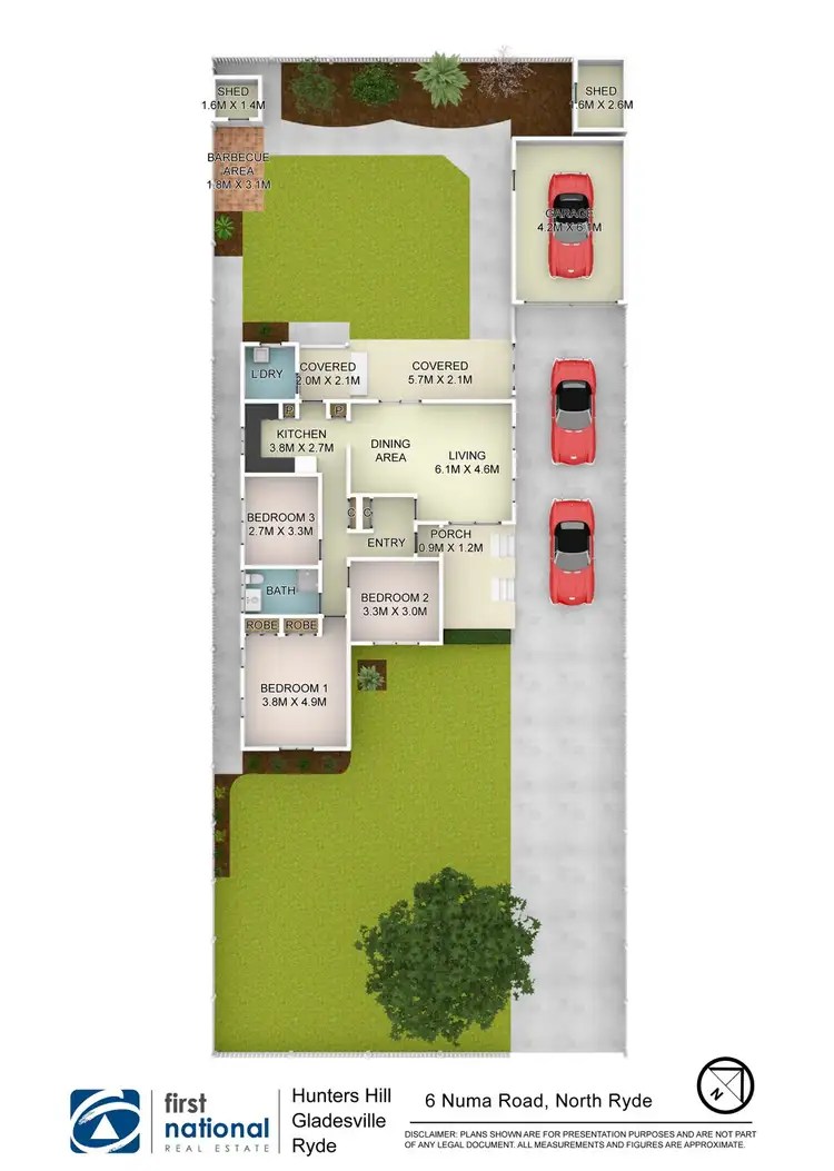 Floorplan of Homely house listing, 6 Numa Road, North Ryde NSW 2113