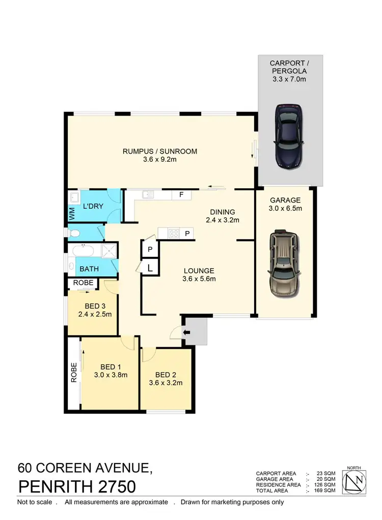 Floorplan of Homely house listing, 60 Coreen Avenue, Penrith NSW 2750