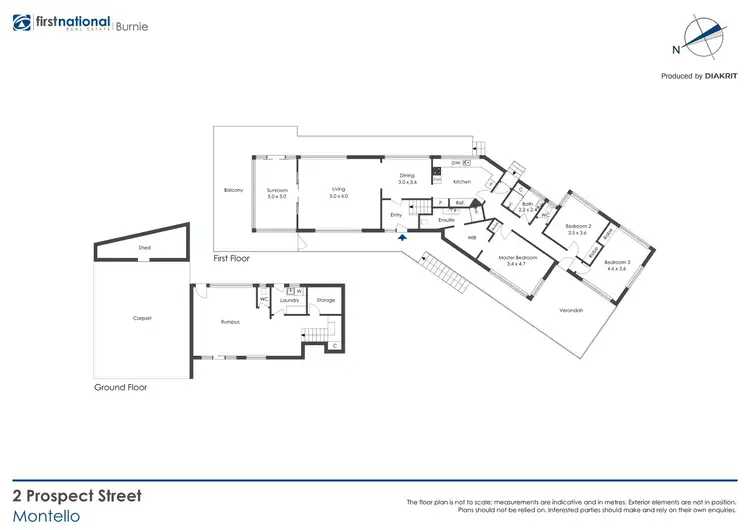 Floorplan of Homely house listing, 2 Prospect Street, Montello TAS 7320
