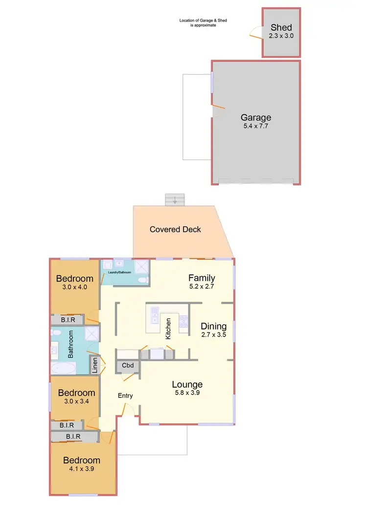 Floorplan of Homely house listing, 38 Finch Street, Notting Hill VIC 3168