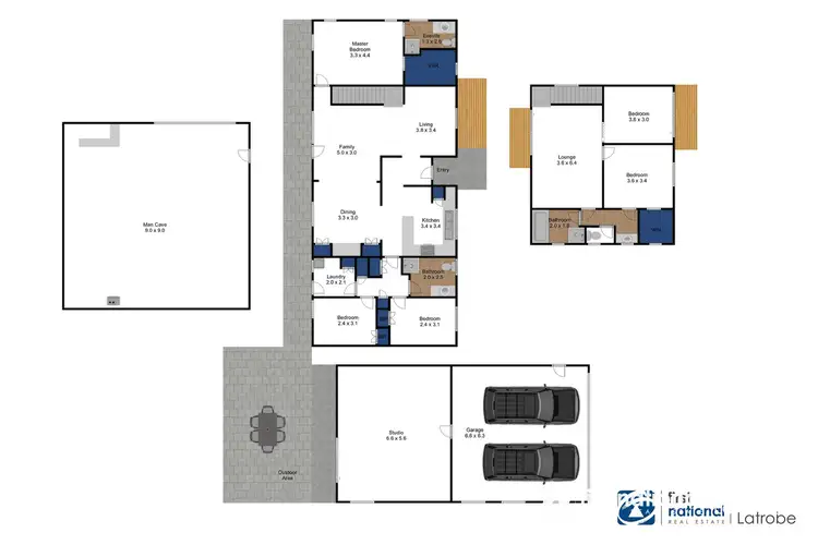Floorplan of Homely house listing, 19-21 Boronia Crescent, Traralgon VIC 3844