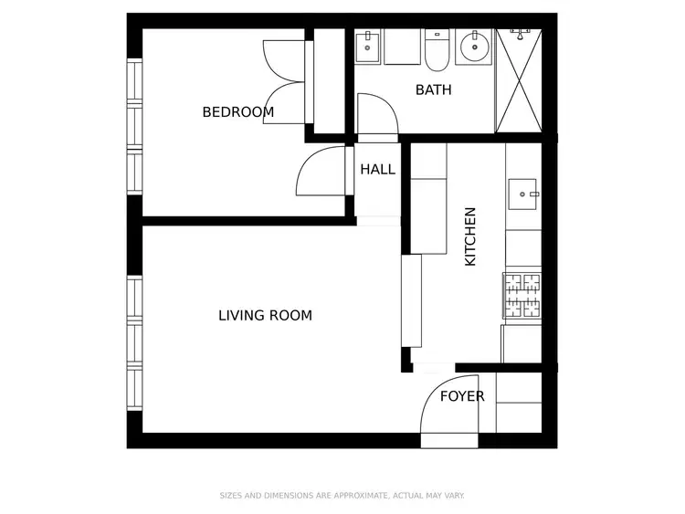 Floorplan of Homely apartment listing, 9/675 Park Street, Brunswick VIC 3056