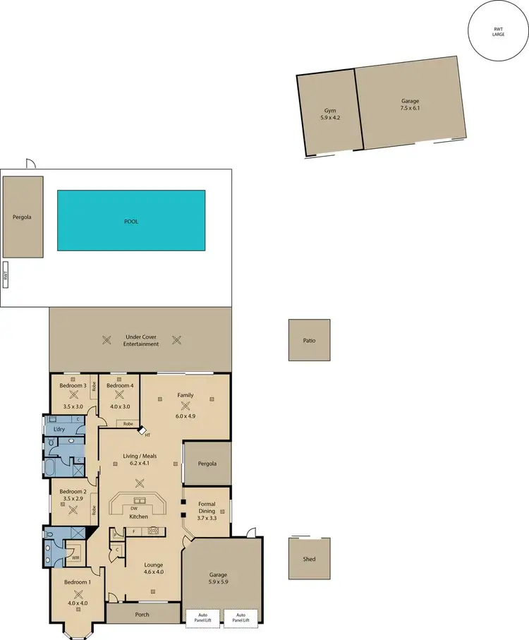 Floorplan of Homely house listing, 205B Barossa Valley Way, Gawler East SA 5118