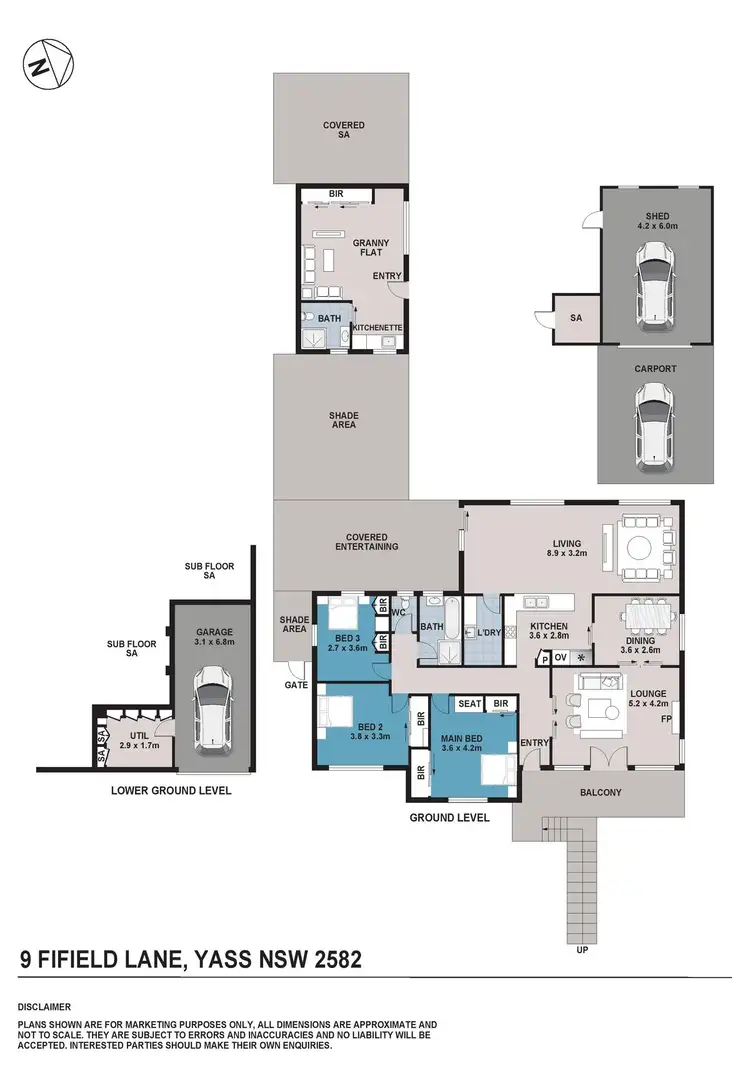 Floorplan of Homely house listing, 9 Fifield Lane, Yass NSW 2582