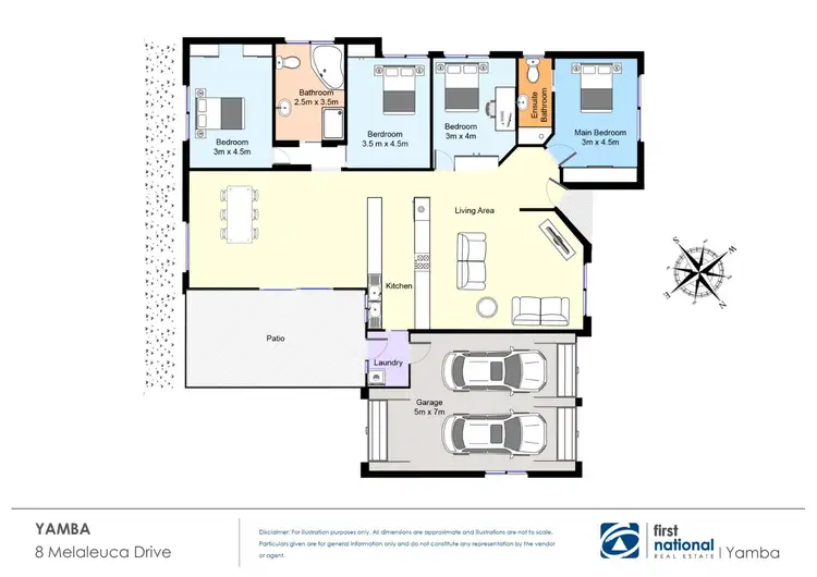 Floorplan of Homely house listing, 8 Melaleuca Drive, Yamba NSW 2464
