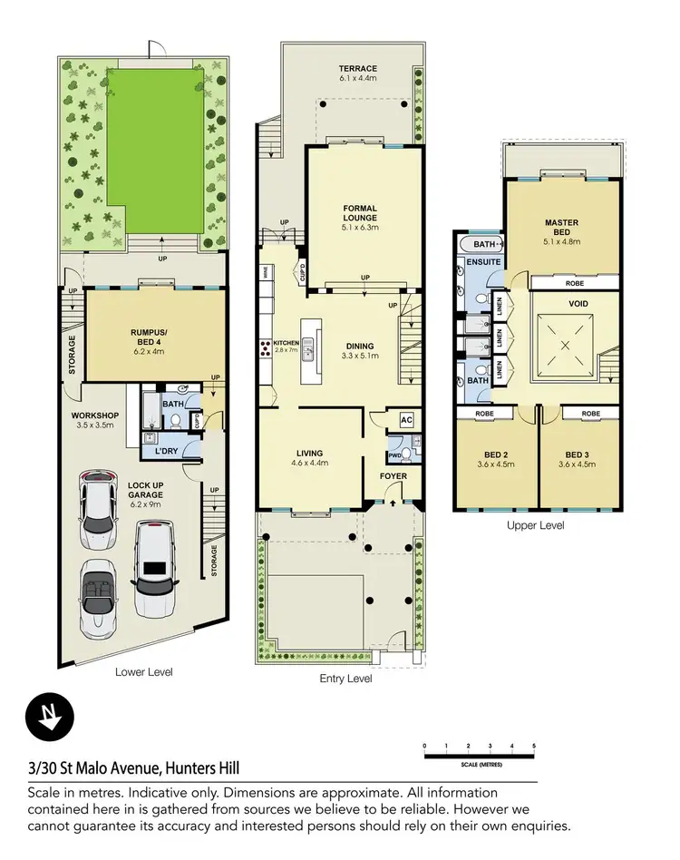 Floorplan of Homely townhouse listing, 3/30 St Malo Avenue, Hunters Hill NSW 2110