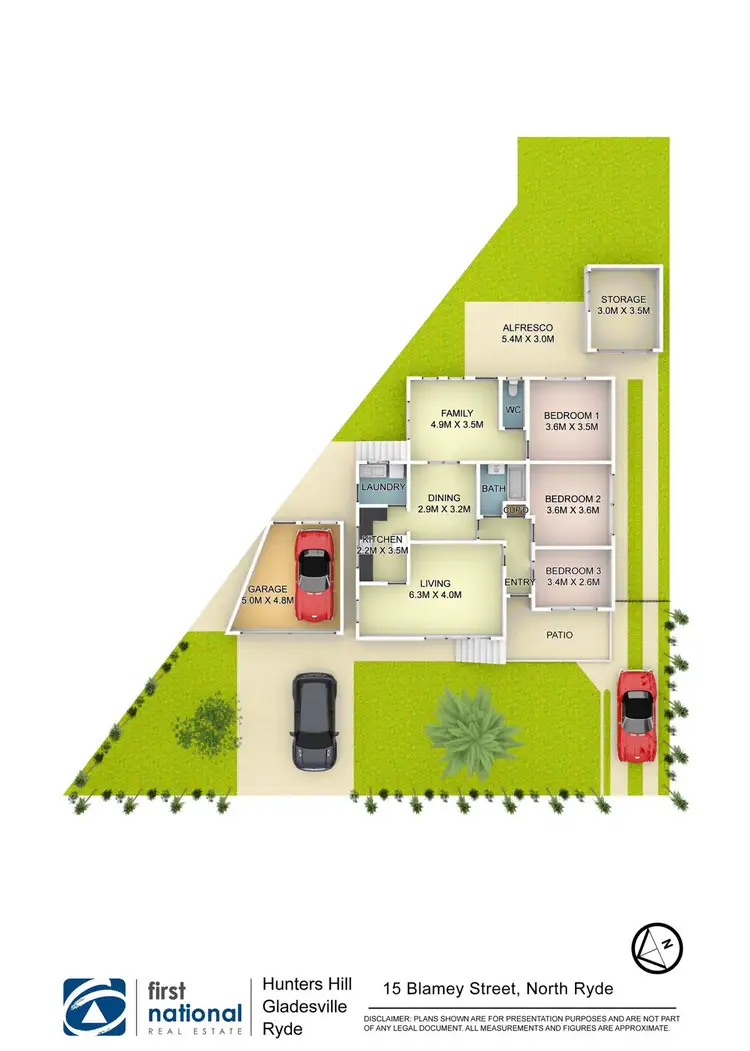 Floorplan of Homely house listing, 15 Blamey Street, North Ryde NSW 2113