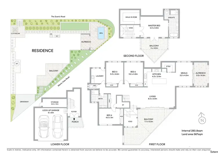 Floorplan of Homely house listing, 99 Manly View Road, Killcare Heights NSW 2257