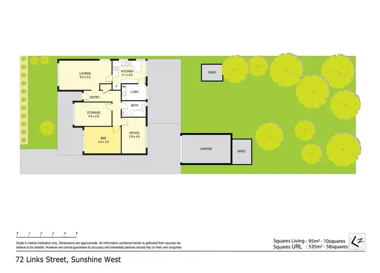 Floorplan of Homely house listing, 72 Links Street, Sunshine West VIC 3020
