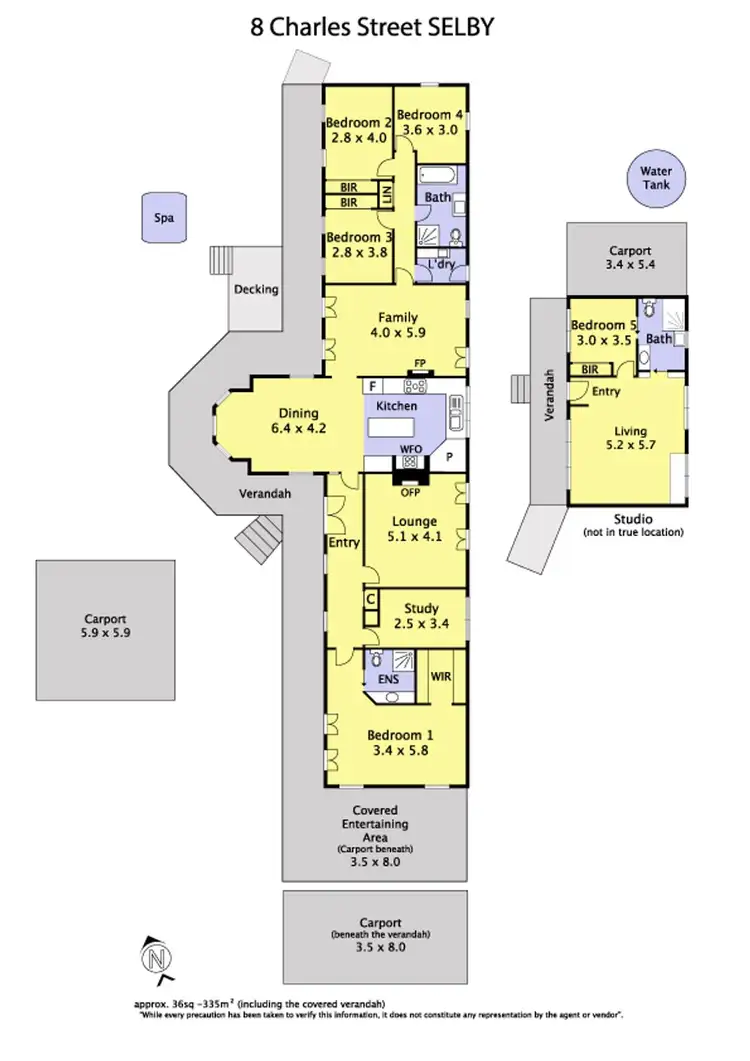 Floorplan of Homely house listing, 8 Charles Street, Selby VIC 3159
