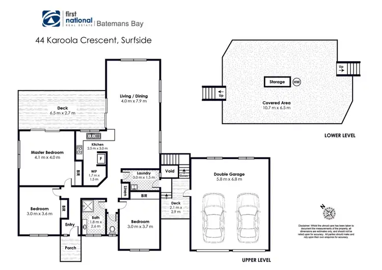 Floorplan of Homely house listing, 44 Karoola Crescent, Surfside NSW 2536
