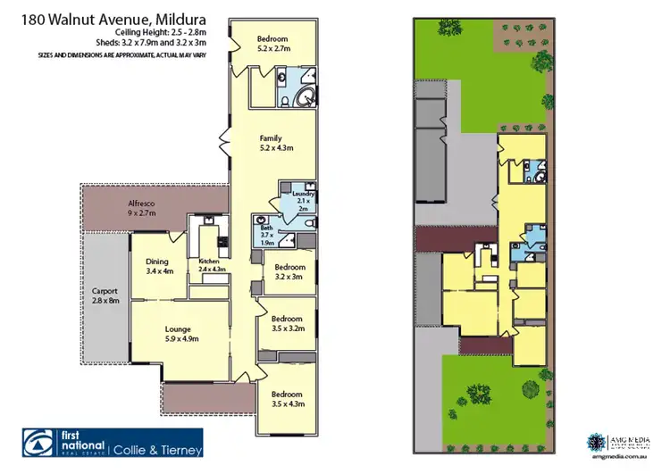 Floorplan of Homely house listing, 180 Walnut Avenue, Mildura VIC 3500