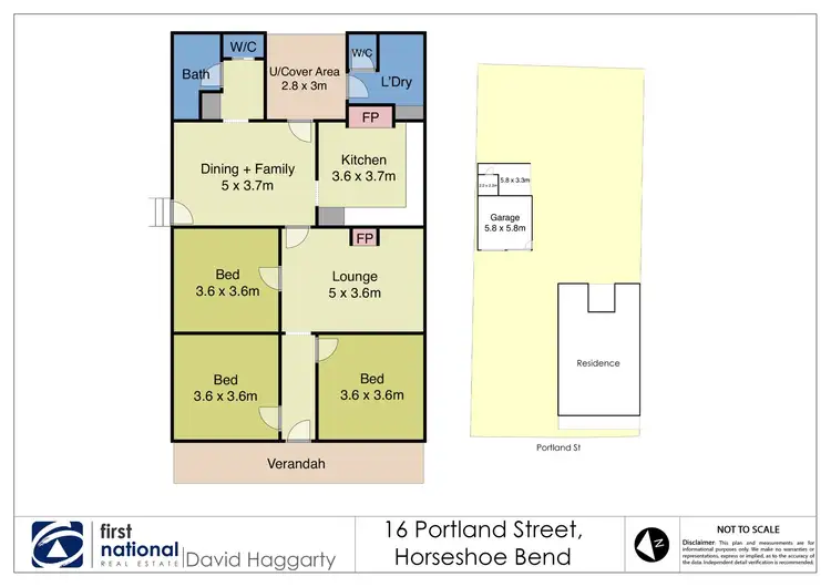Floorplan of Homely house listing, 16 Portland Street, Horseshoe Bend NSW 2320