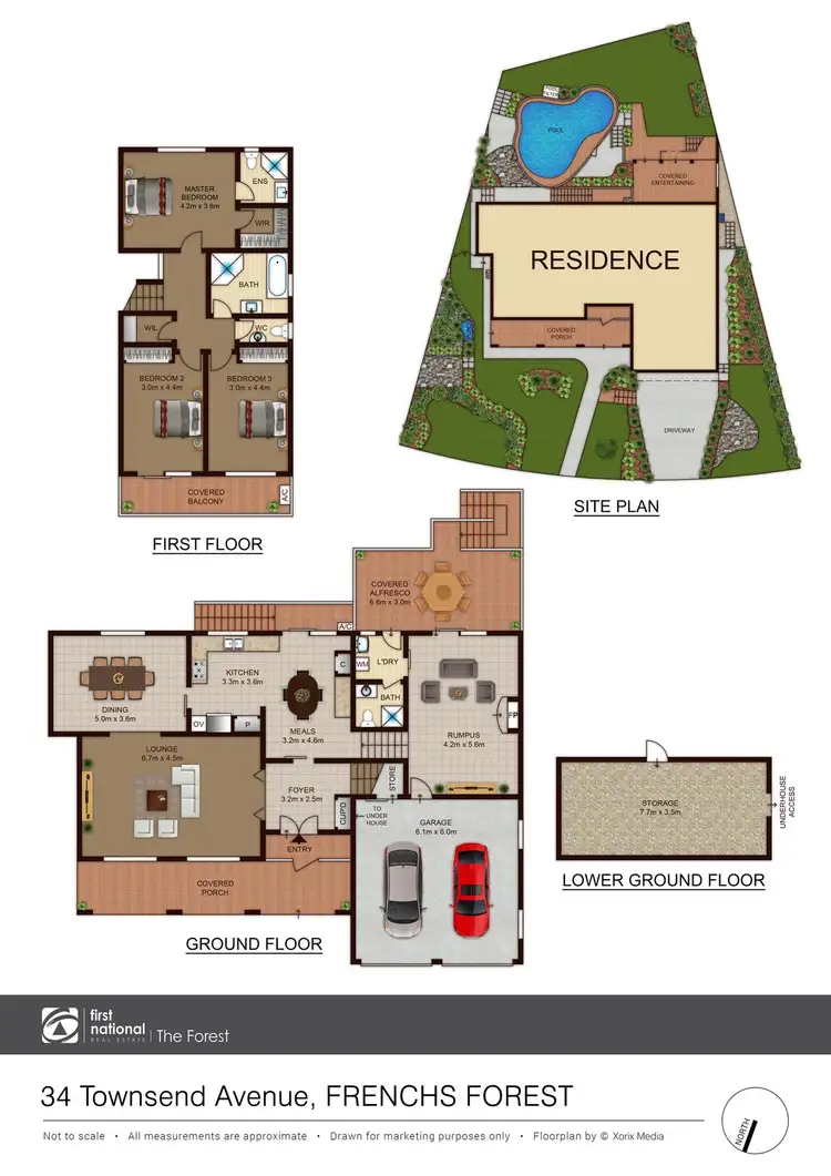 Floorplan of Homely house listing, 34 Townsend Avenue, Frenchs Forest NSW 2086