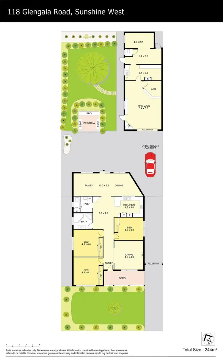 Floorplan of Homely house listing, 118 Glengala Road, Sunshine West VIC 3020