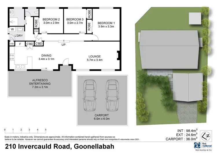 Floorplan of Homely house listing, 210 Invercauld Road, Goonellabah NSW 2480