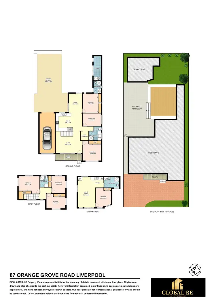 Floorplan of Homely house listing, 87 Orange Grove Rd, Liverpool NSW 2170