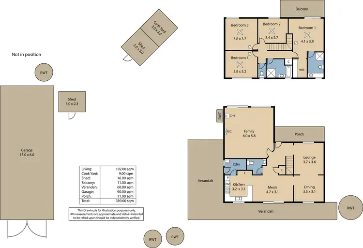 Floorplan of Homely house listing, 354 Alexander Avenue, Bibaringa SA 5118