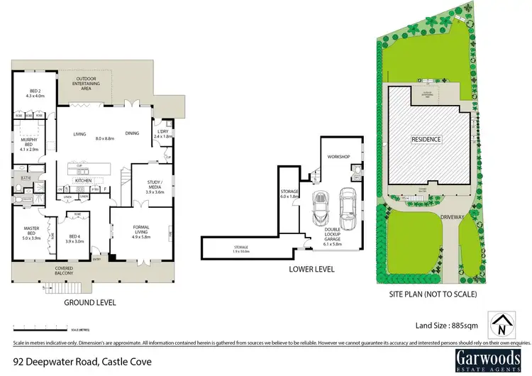 Floorplan of Homely house listing, 92 Deepwater Road, Castle Cove NSW 2069