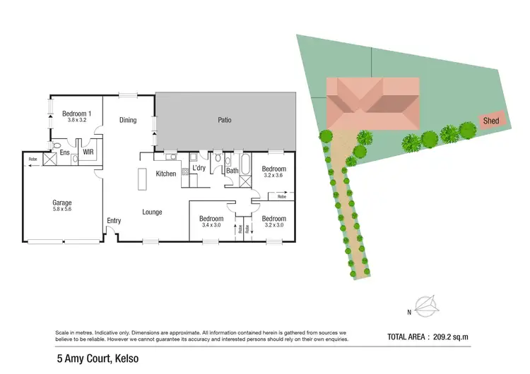 Floorplan of Homely house listing, 5 Amy Court, Kelso QLD 4815