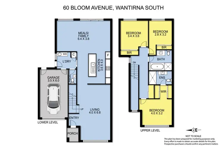 Floorplan of Homely house listing, 60 Bloom Avenue, Wantirna South VIC 3152