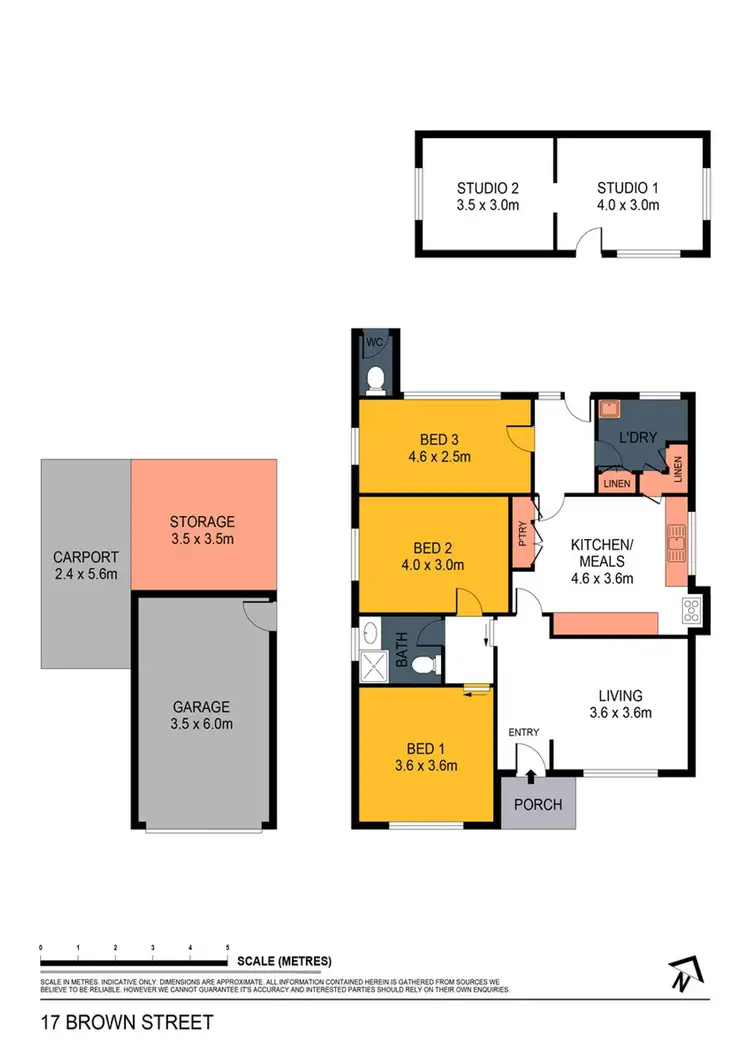 Floorplan of Homely house listing, 17 Brown Street, Long Gully VIC 3550