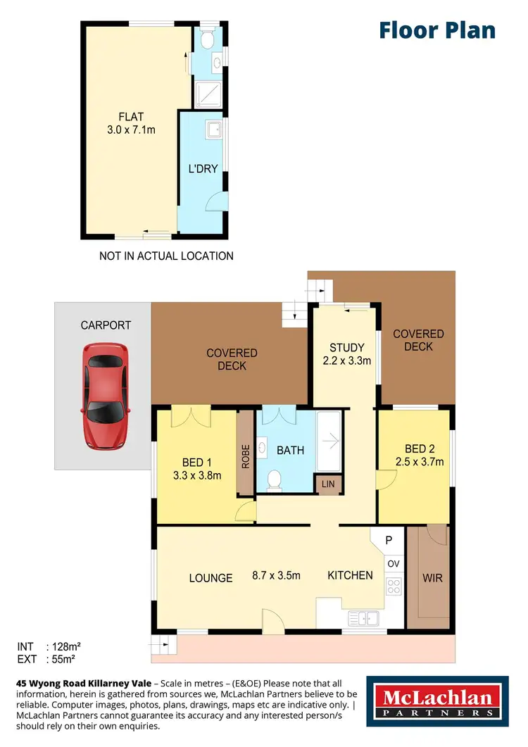 Floorplan of Homely house listing, 45 Wyong Road, Killarney Vale NSW 2261