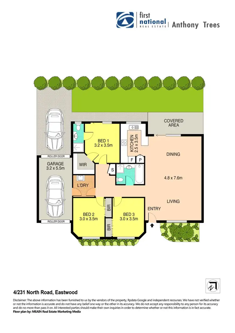 Floorplan of Homely villa listing, 4/231 North Road, Eastwood NSW 2122