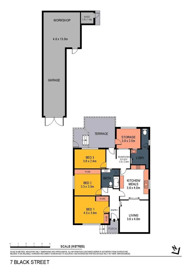 Floorplan of Homely house listing, 7 Black Street, Long Gully VIC 3550